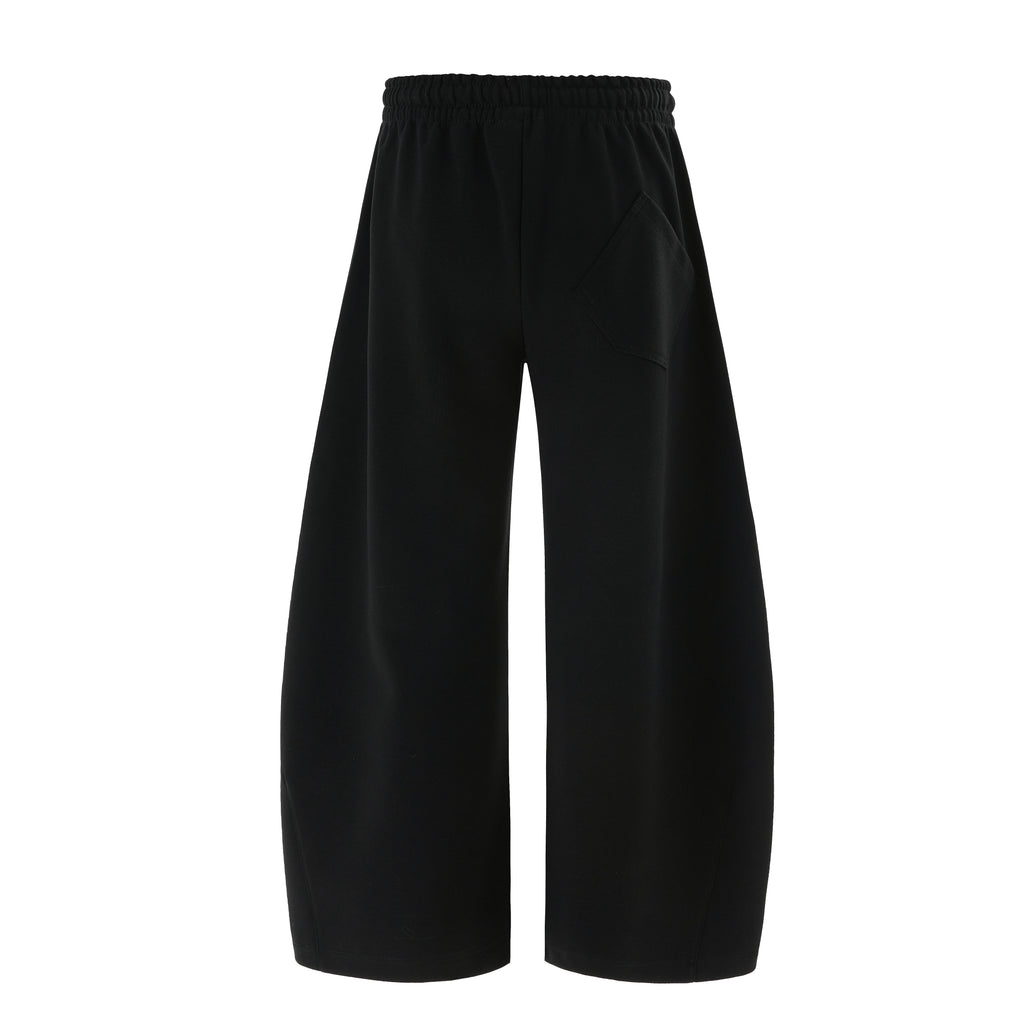 DONOTLOGO Relaxed Fit Wide Leg Sweatpants - Unisex Drawstring Lounge Joggers - Minimalist Streetwear Casual Pants