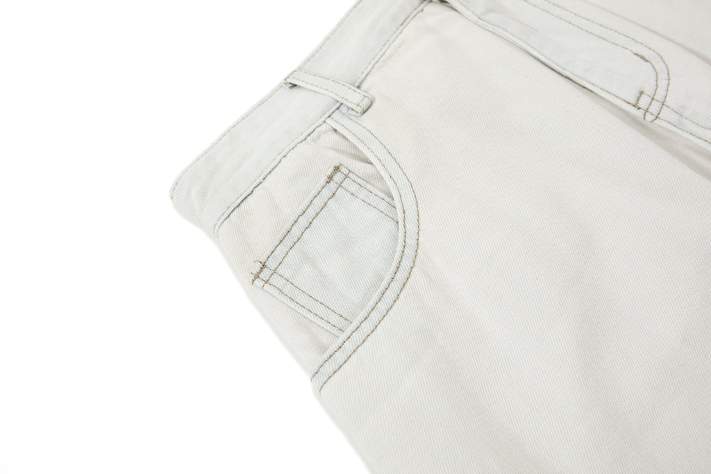 Unisex Embroidered Design with Tie Denim Jeans