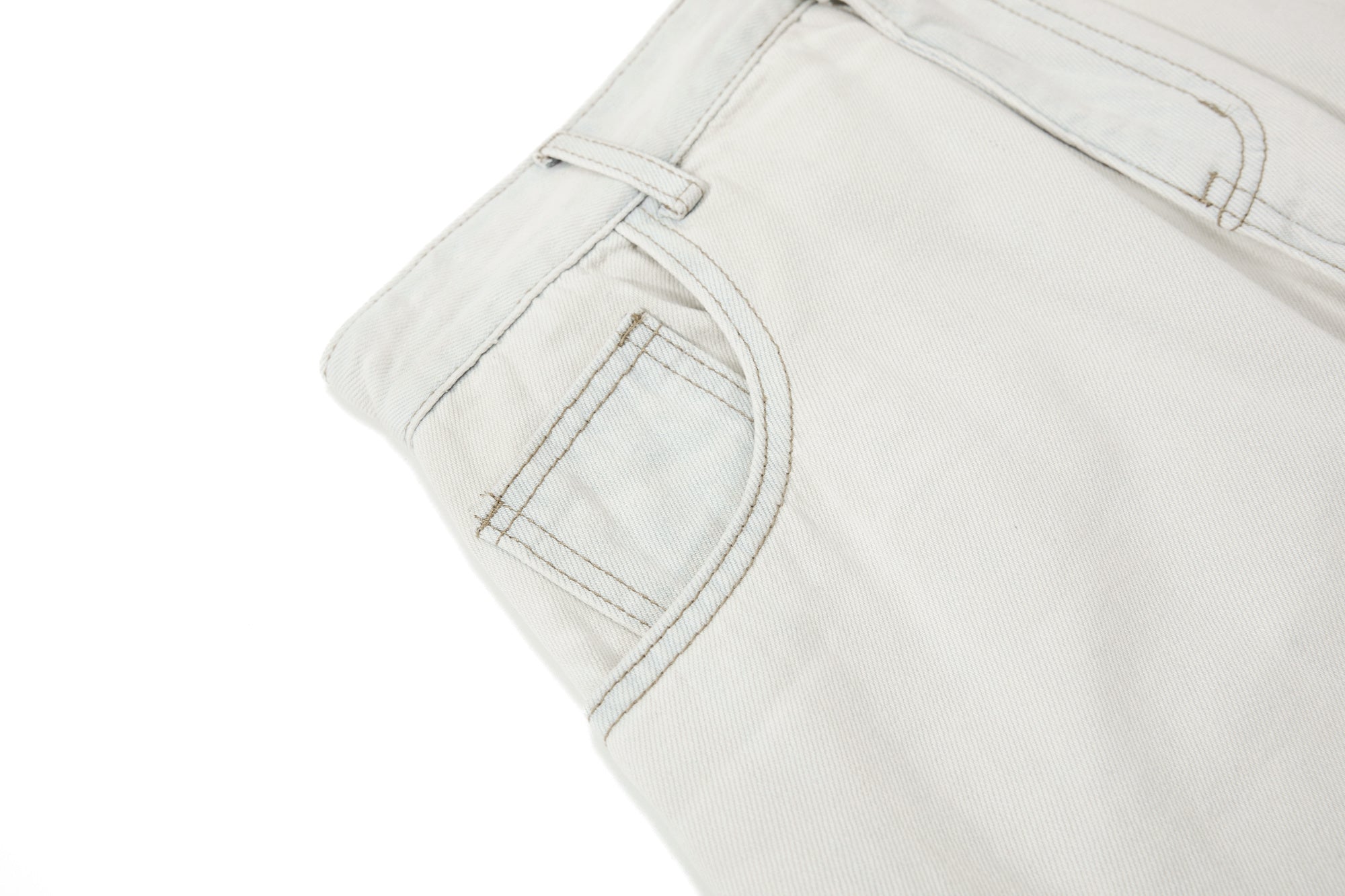 Unisex Embroidered Design with Tie Denim Jeans