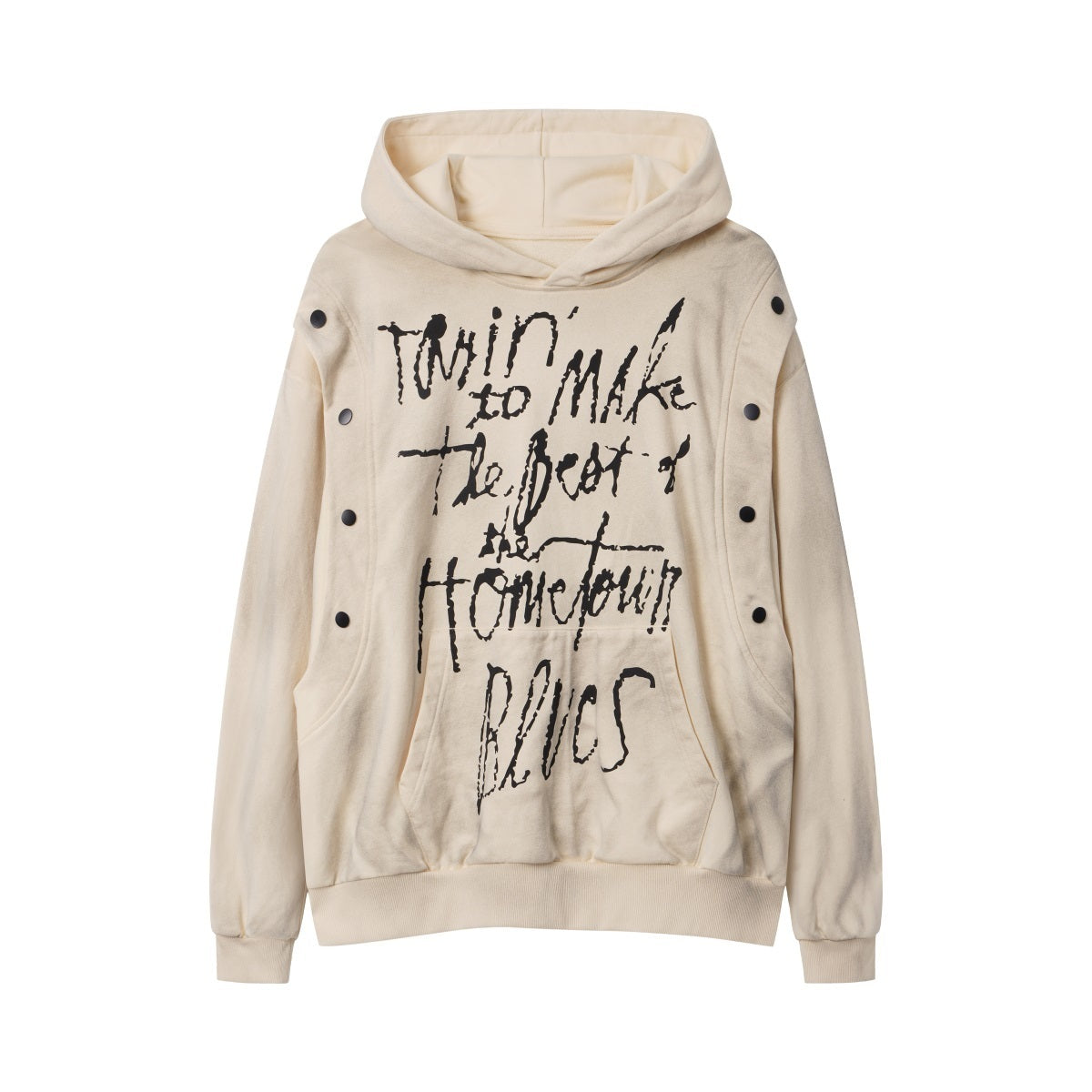 Unisex Hip-Hop High-Street Graffiti Hoodie