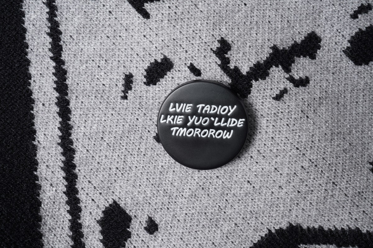 Unisex Punk Graffiti Fringe Sweater