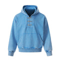 Unisex Lobster Clasp Washed Distressed Hoodie