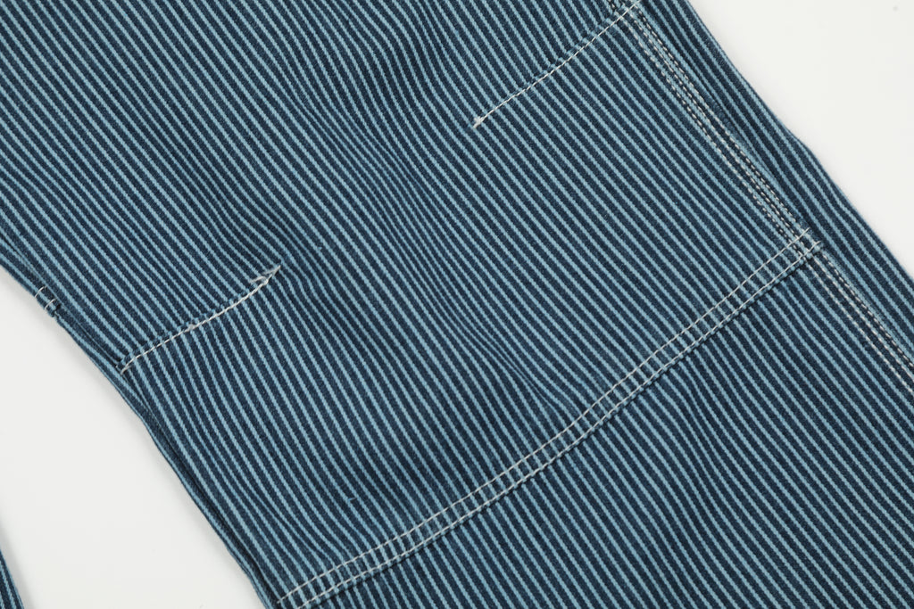 Unisex Striped Denim Jeans