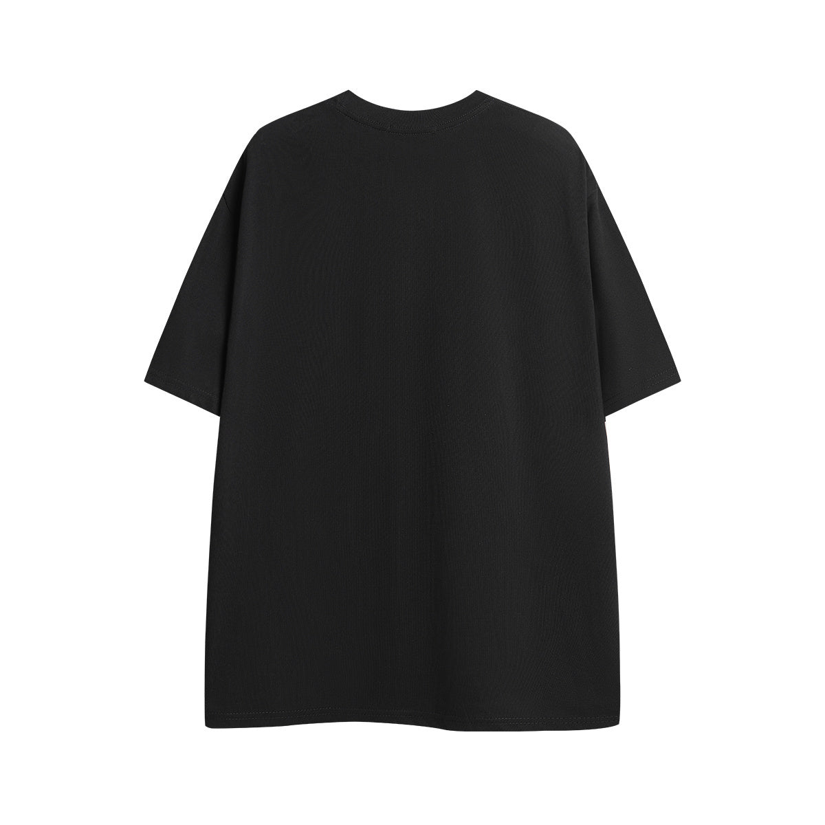 Unisex Streetwear Gradient Faded Letter Graphic Short-Sleeve T-Shirt