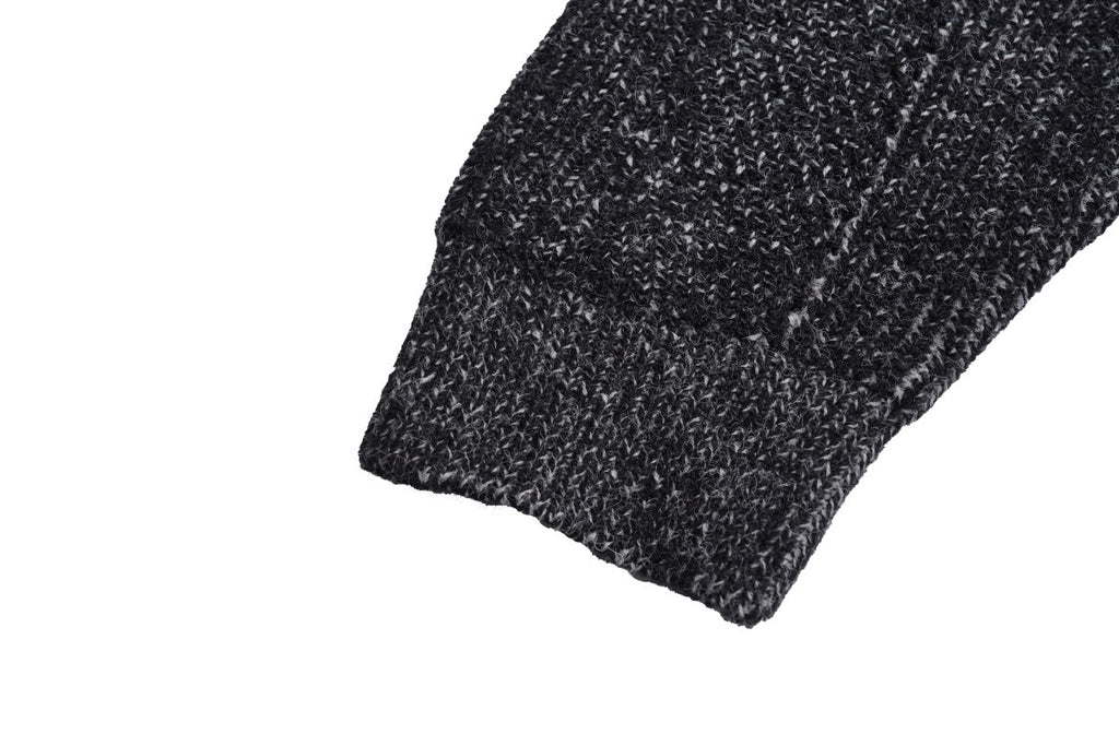 Unisex Loose-Fit Textured Knit Sweater with Studded Geometric Pattern