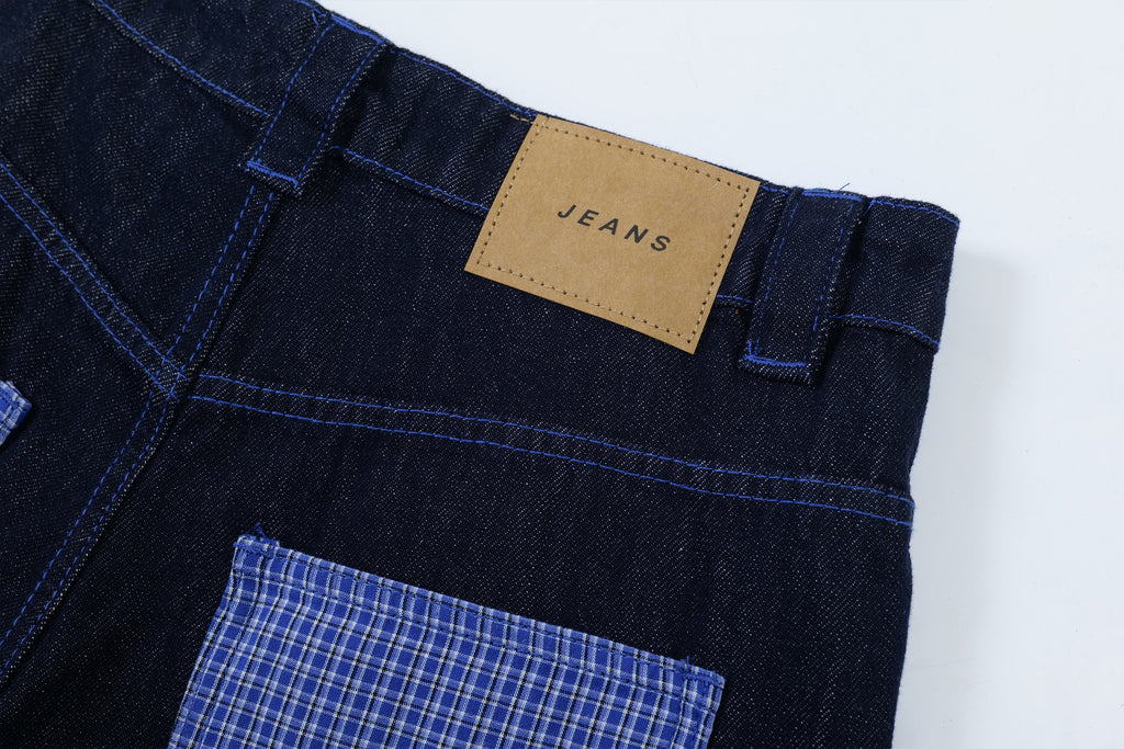 DONOTLOGO Unisex Vintage Denim Shorts | Pigeon & Sun Embroidery | Loose Fit Summer Must-Have