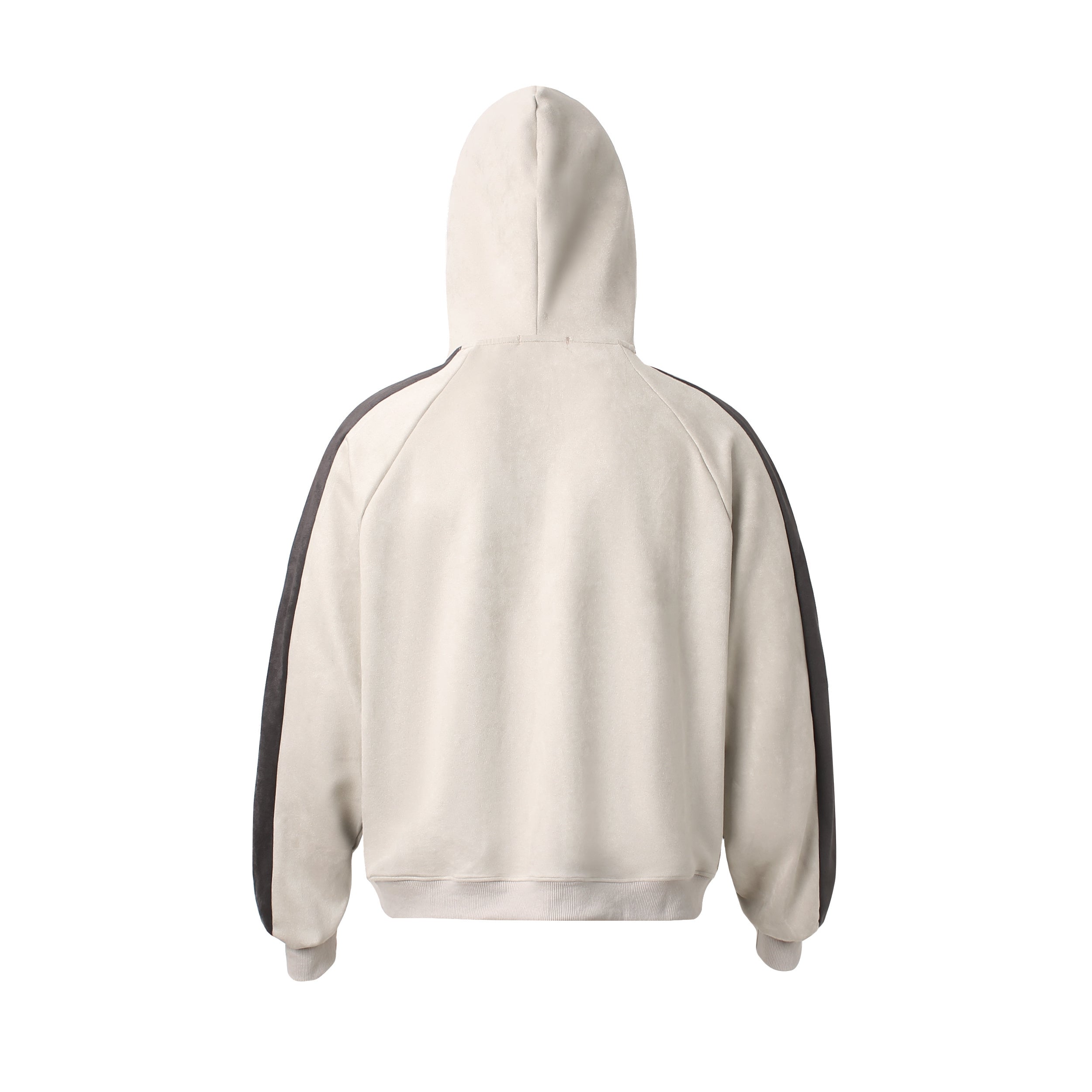 Unisex Vintage Patchwork Zip-Up Hoodie