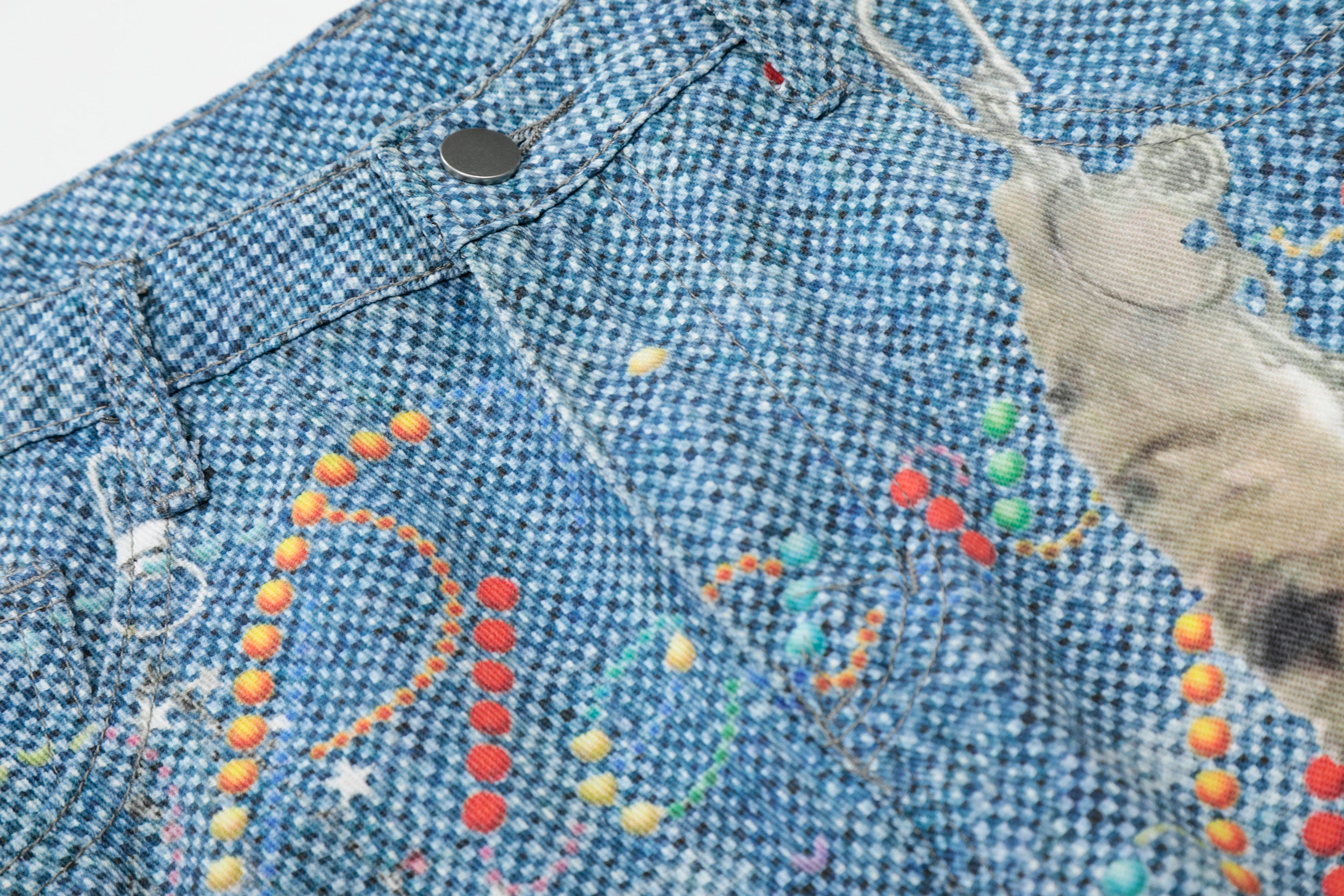 Unisex 3D Printed Straight-Leg Wide-Leg Pants