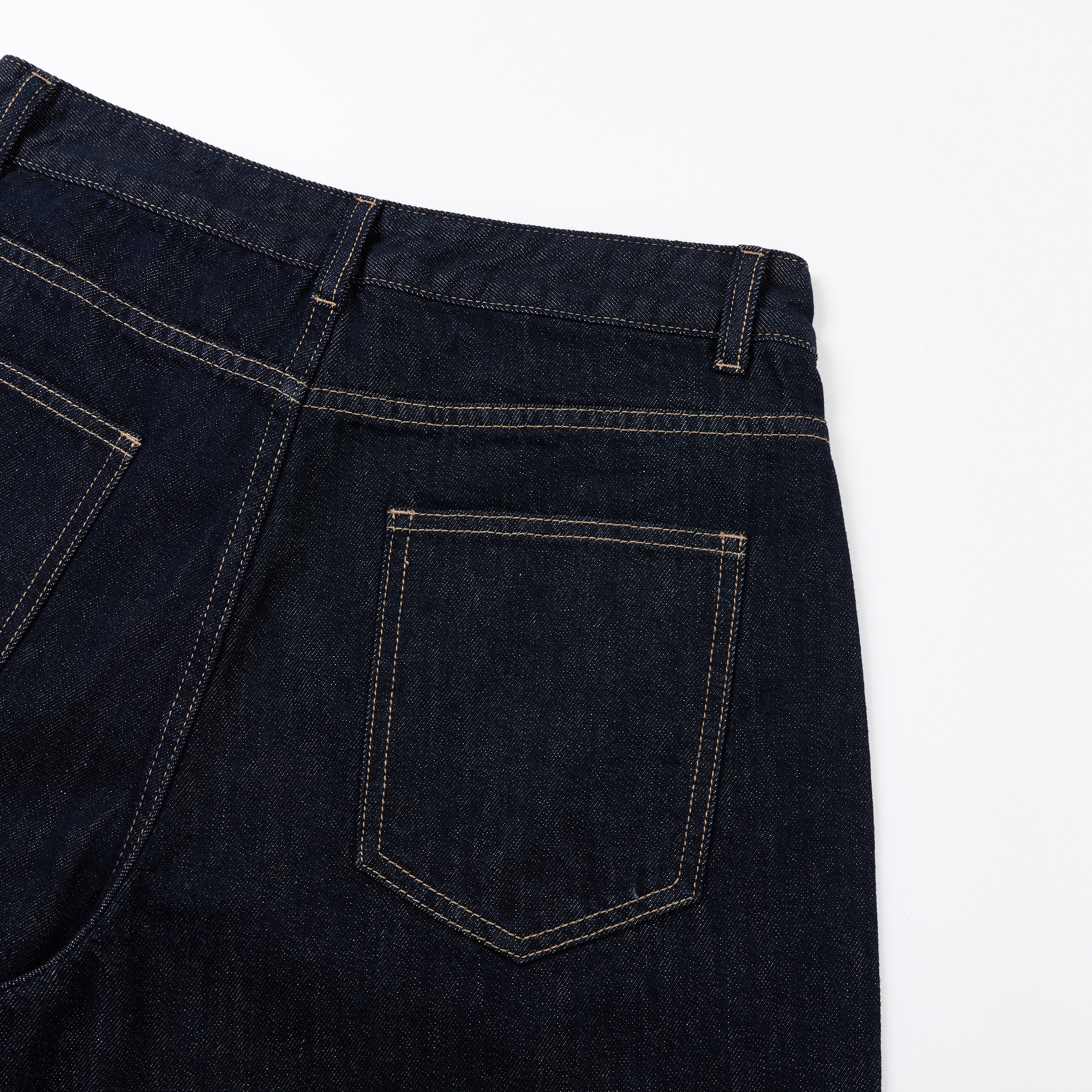 DONOTLOGO Retro Black Raw Denim Shorts | Unisex Y2K Wide Leg Trousers with Minimalist Design | High Street Relaxed Fit Bottoms
