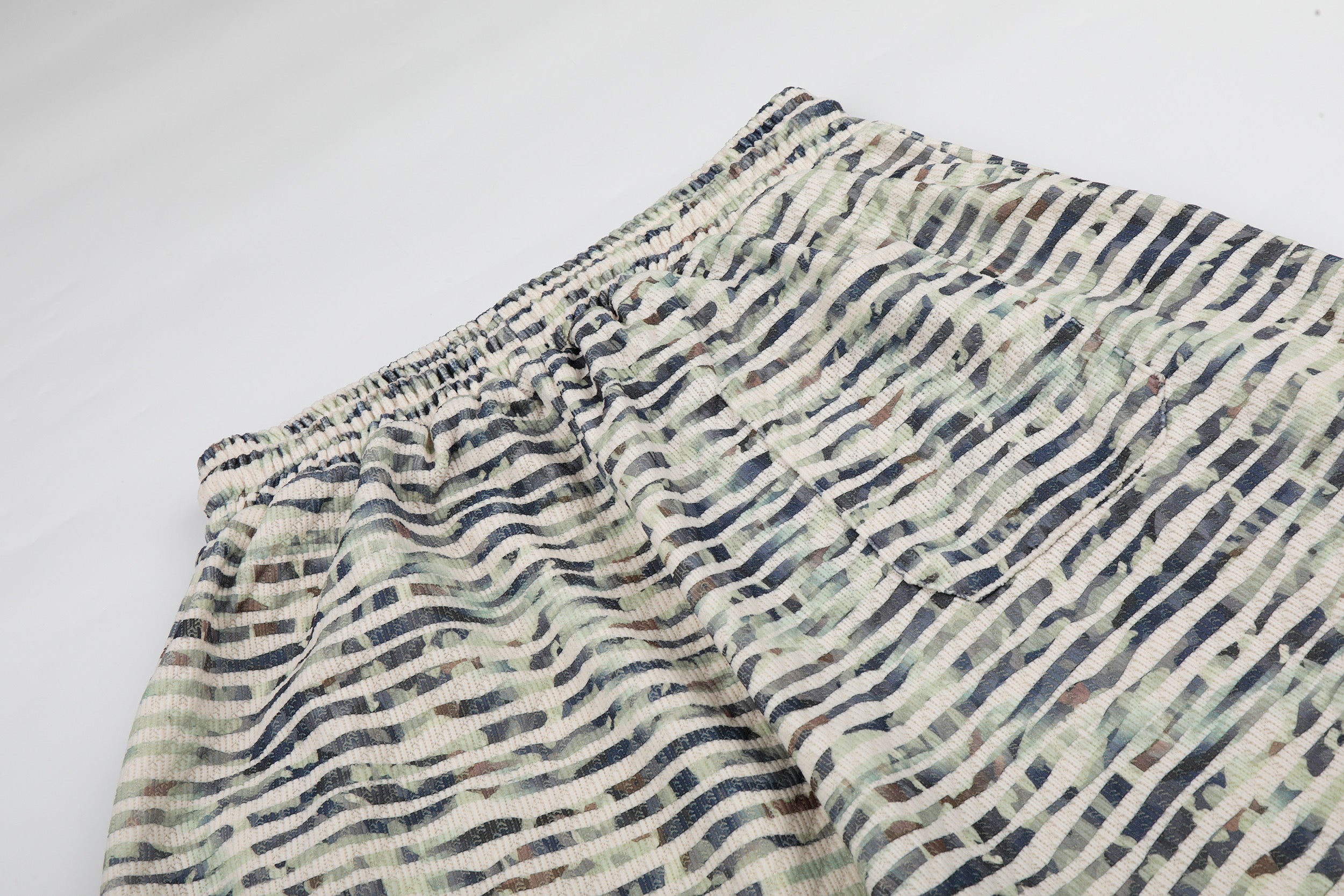 DONOTLOGO Urban Streetwear Collection | Unisex Relaxed Fit Sweatpants | Bold Horizontal Stripe & Embroidered Motif with Soft Cotton Blend Fabric