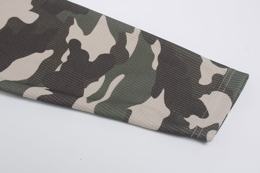DONOTLOGO Urban Streetwear Collection | Unisex Relaxed Silhouette Tee | Bold Camo Motif & Soft Waffle Knit Fabric