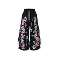 Unisex High-Waist Loose-Fit Fleece Sweatpants