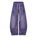 DONOTLOGO Urban Streetwear Collection | Unisex Curved Silhouette Trousers | Bold Gradient Motif & Soft Cotton Blend Fabric