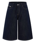 DONOTLOGO Minimalist Edge Collection | Unisex Relaxed Fit Denim Shorts | Clean Seaming & Functional Zipper Pocket with Classic Cotton Denim Fabric