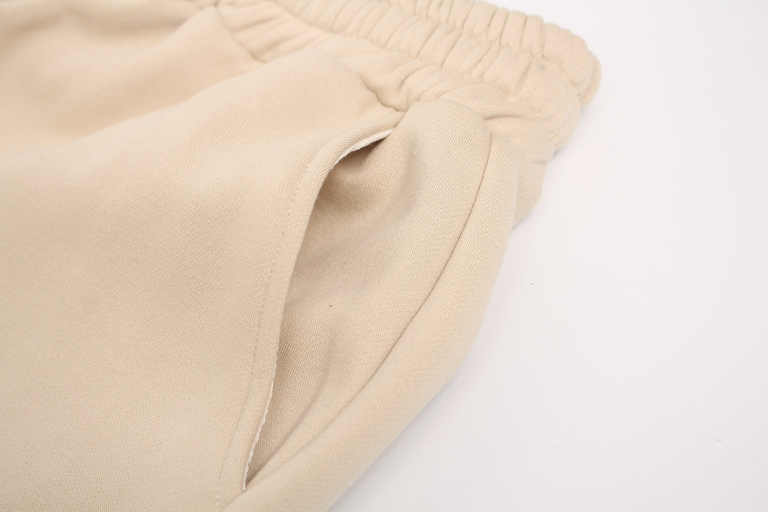 Unisex High-Waist Loose-Fit Fleece Sweatpants