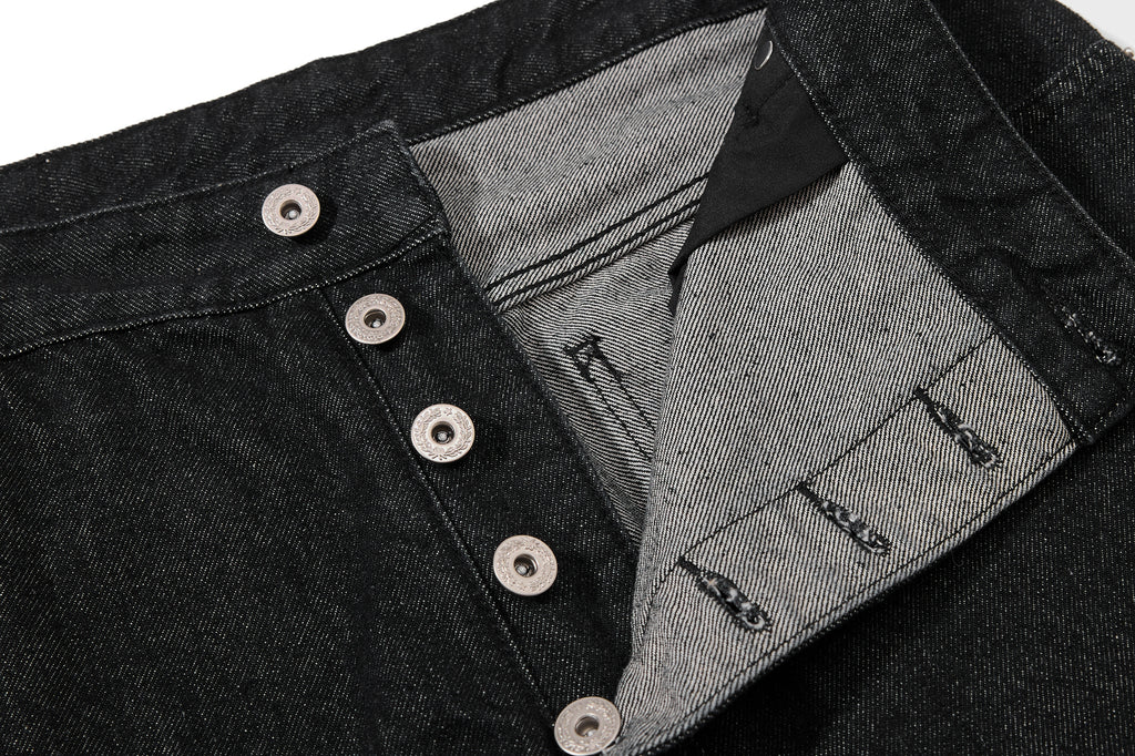 DONOTLOGO Deconstructed Diagonal Fly Denim Shorts | Unisex Oversized Wide-Leg Capris | High Street Raw Edge Design