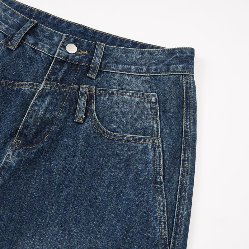DONOTLOGO Urban Streetwear Collection | Unisex Relaxed Denim Trousers | Bold Ombre Wash Detail & High-Rise Silhouette with Premium Cotton Blend