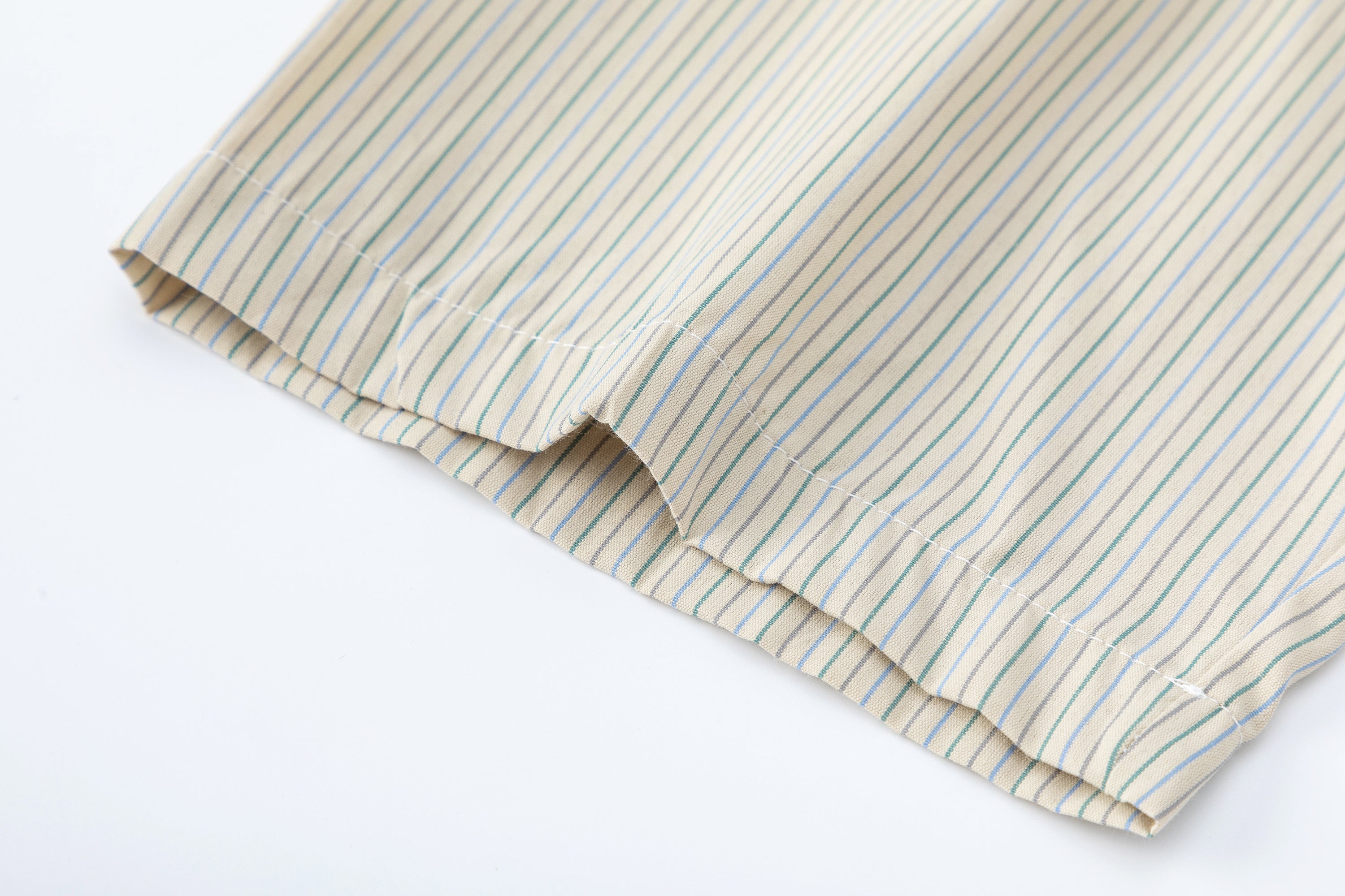 DONOTLOGO Unisex Striped Shirt & Plaid Tie Set | Loose Fit, Vintage Preppy | Summer Essential