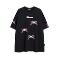 Unisex Bow Accent Short Sleeve Tee