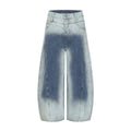 DONOTLOGO Urban Streetwear Collection | Unisex Relaxed Denim Trousers | Bold Ombre Wash Detail & High-Rise Silhouette with Premium Cotton Blend