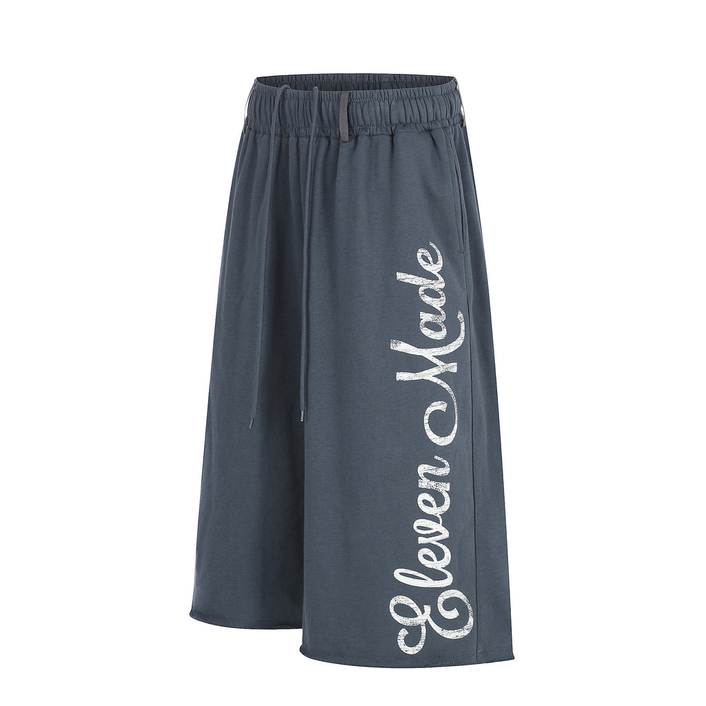 DONOTLOGO Urban Streetwear Collection | Unisex Relaxed Fit Sweatpants | Bold Script Motif & High-Waist Silhouette with Breathable Cotton Blend