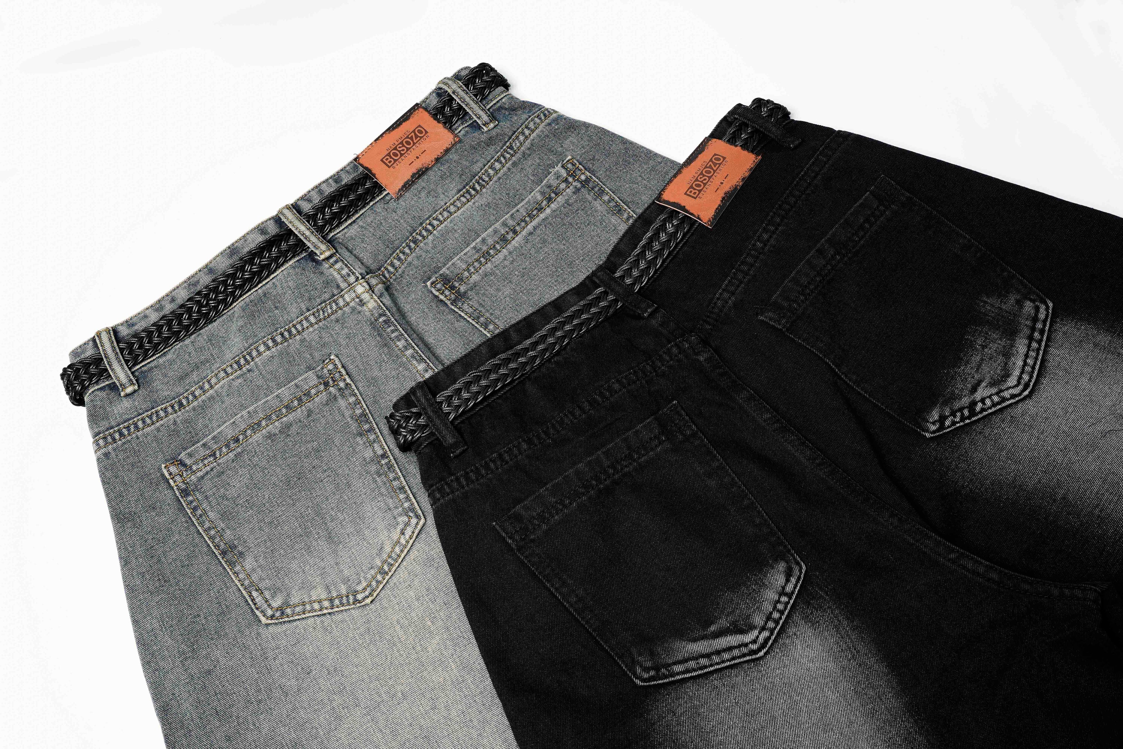 DONOTLOGO Deconstructed Arc Seam Denim - Oversized Patchwork Cargo Pants with Distressed Wash - Avant-Garde Wide Leg Trousers for Men