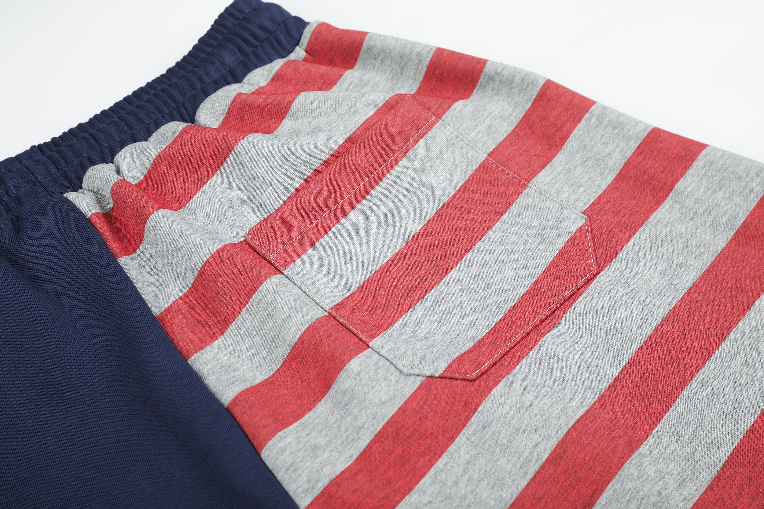 DONOTLOGO Urban Streetwear Collection | Unisex Relaxed Fit Sweatpants | Bold American Flag Motif & Star Pattern with Soft Cotton Blend Fabric