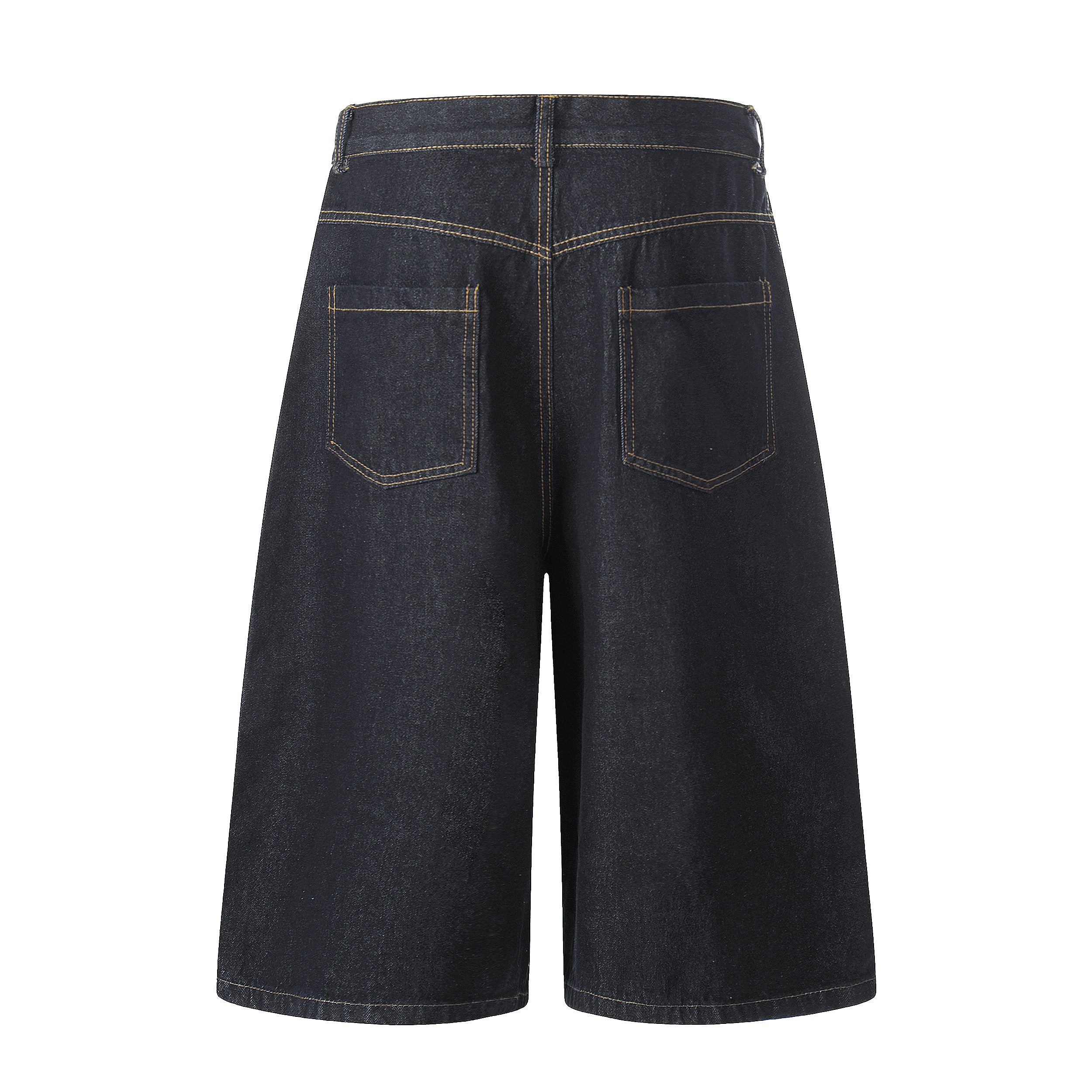 Unisex Cartoon Embroidered Denim