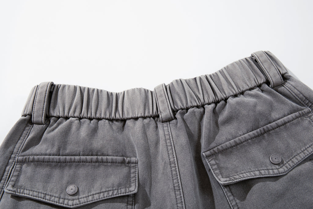 Unisex Premium Washed Distressed Patchwork Vintage Denim Jeans