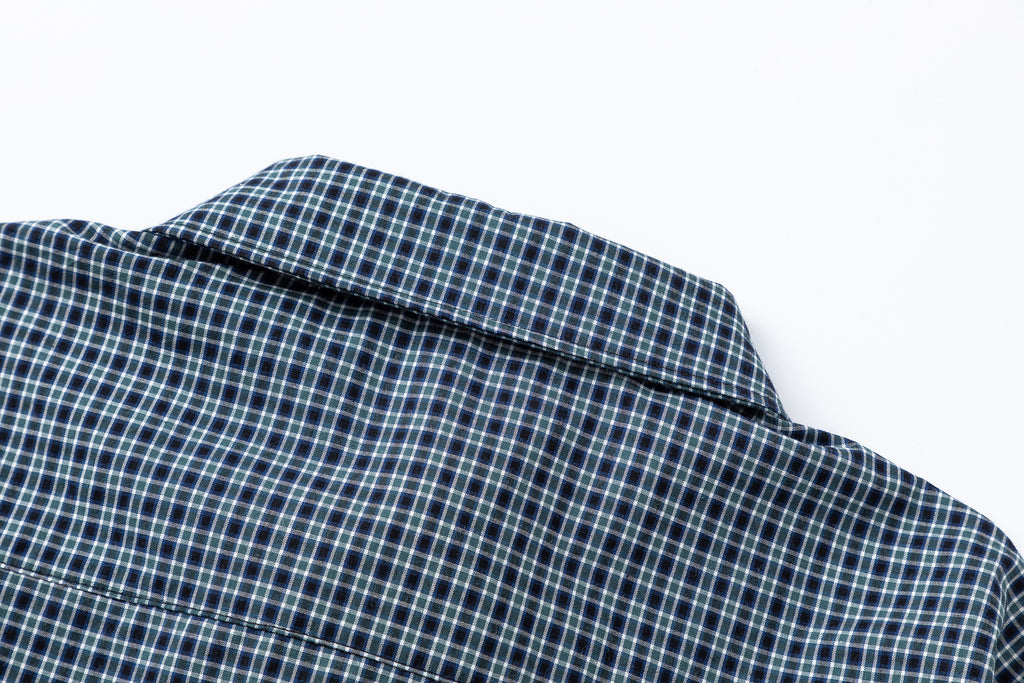 DONOTLOGO Unisex Plaid Shirt & Contrast Tie Set | Loose Fit, Vintage Preppy | Summer Essential