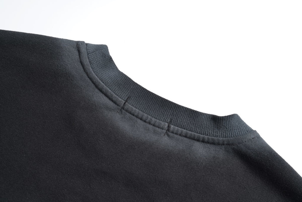 Unisex Ombre Letter Crewneck Sweatshirt