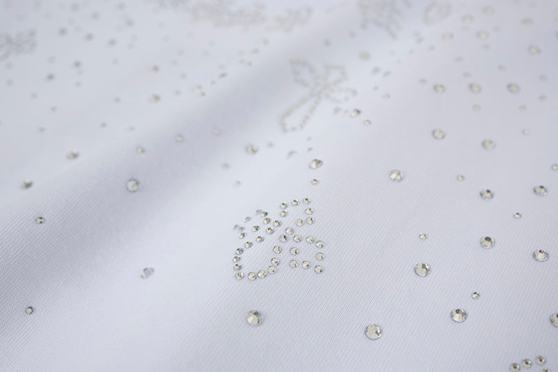 DONOTLOGO Luxury Gothic Stud Vest: Chrome Hearts Inspired Rhinestone Sleeveless T-Shirt for Men