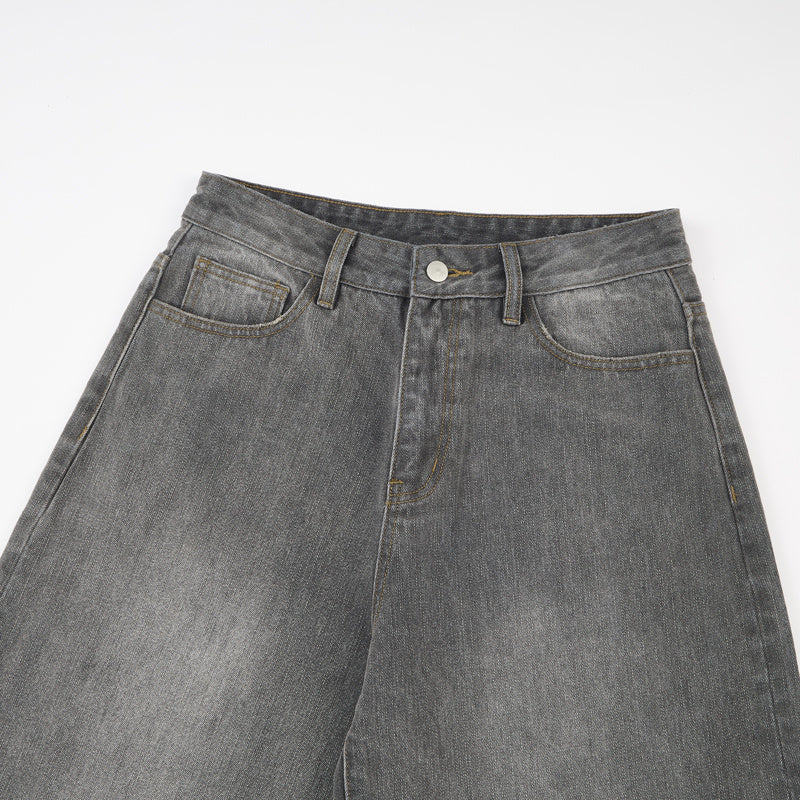 DONOTLOGO Urban Streetwear Collection | Unisex Relaxed Denim Trousers | Bold Ombre Wash Detail & High-Rise Silhouette with Premium Cotton Blend
