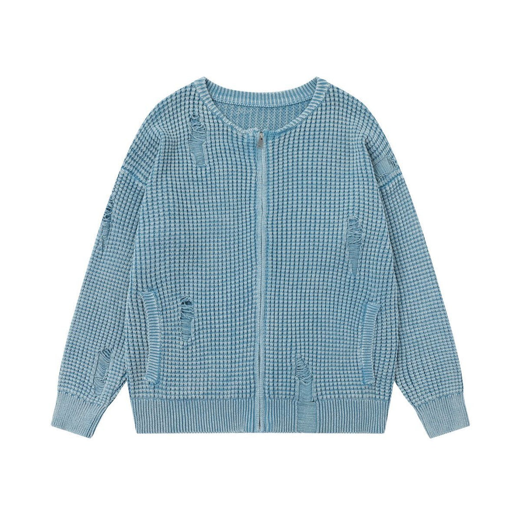 Unisex Distressed Ripped Sweater
