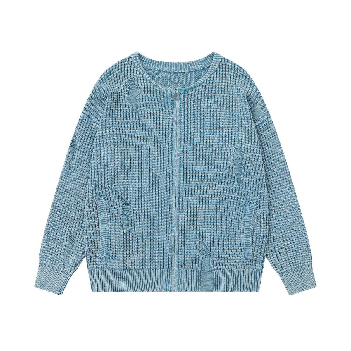 Unisex Distressed Ripped Sweater