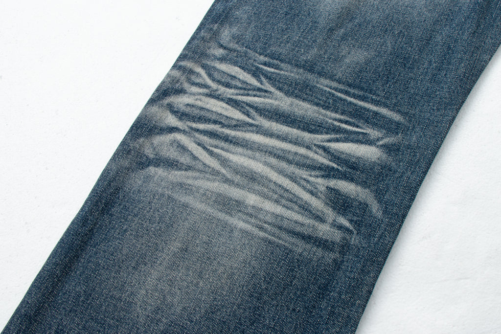 Vintage Washed Distressed Denim Jeans