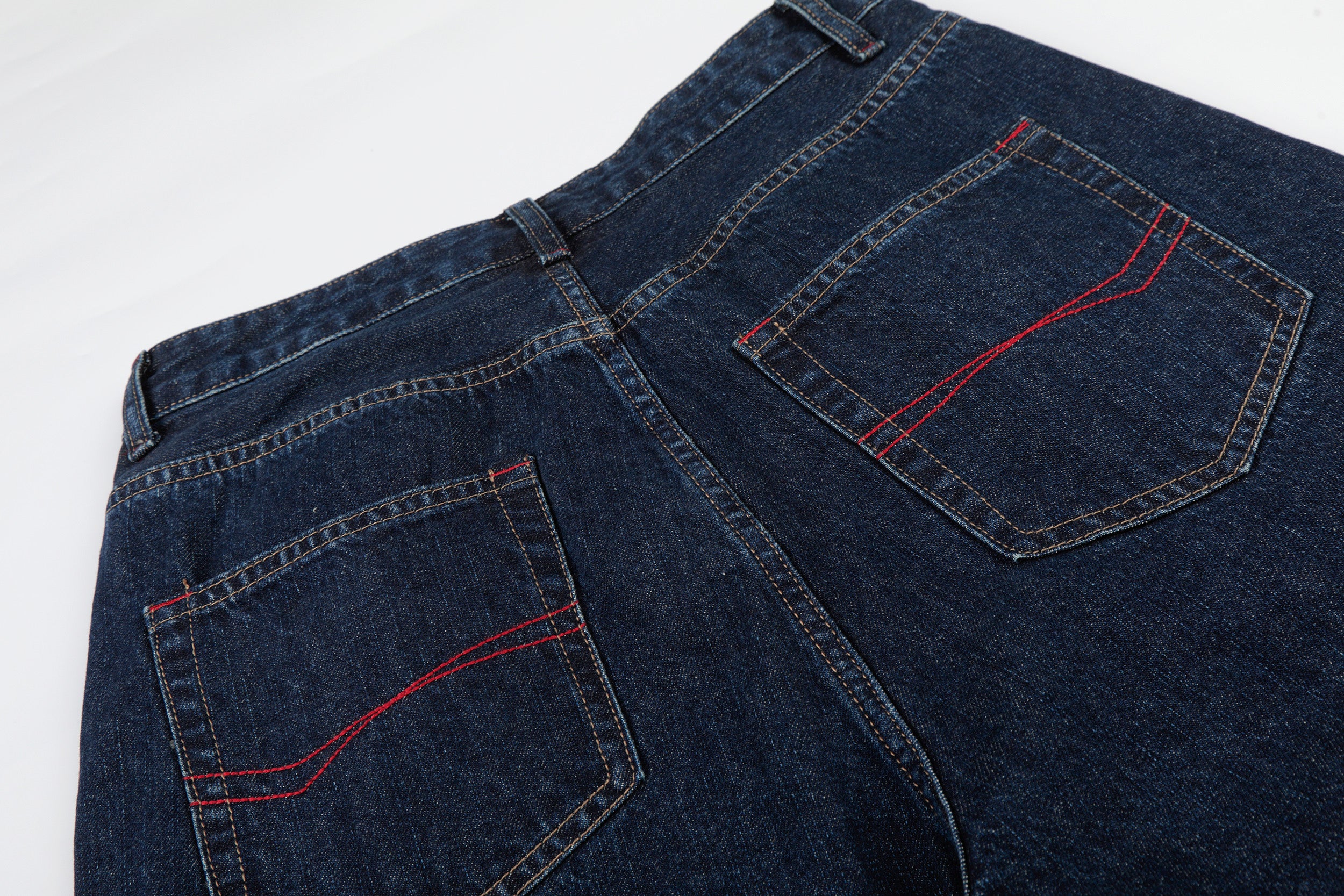 DONOTLOGO Vintage Denim Revival Collection | Unisex Relaxed Fit Patchwork Cropped Pants | Bold Contrast Stitching & Button-Fly Detail with Vintage Wash Finish