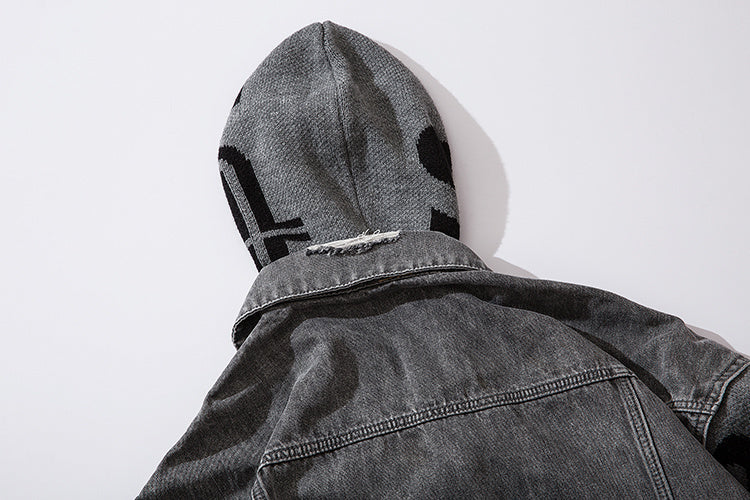 Unisex Denim Hoodie