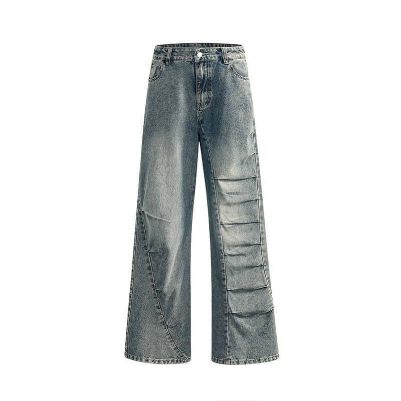 Unisex Straight-Leg Workwear Denim Jeans