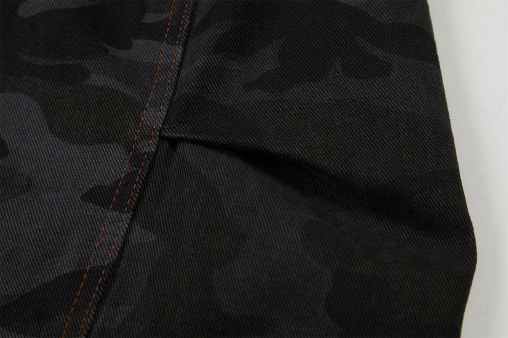 DONOTLOGO Urban Streetwear Collection | Unisex Relaxed Silhouette Camo Pants | Bold Multi-Pocket & Curved Cut & Soft Cotton Blend Fabric