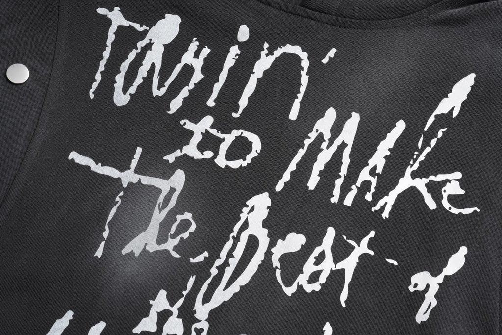 Unisex Hip-Hop High-Street Graffiti Hoodie