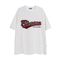 Unisex Trendy Loose Letter Print T-Shirt – Short Sleeve