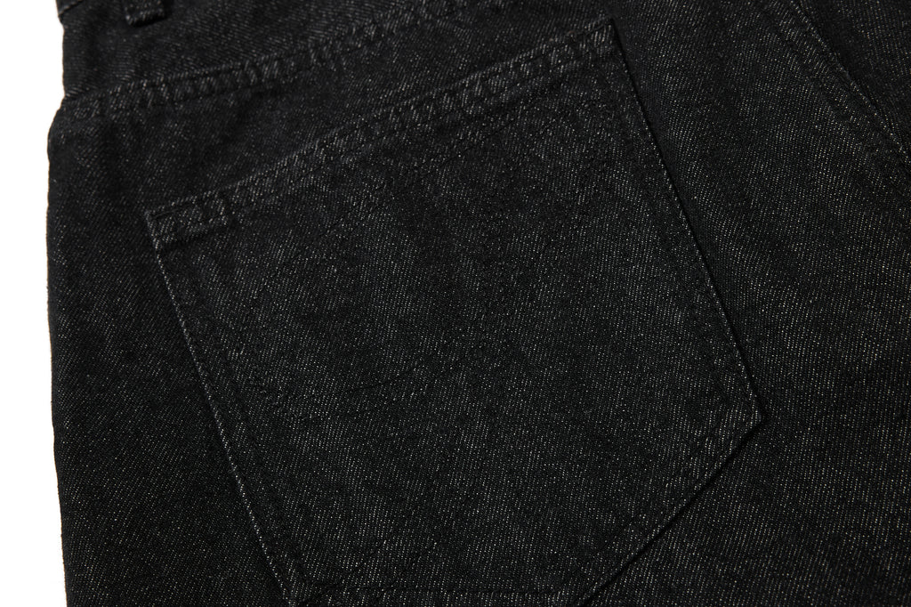 DONOTLOGO Deconstructed Diagonal Fly Denim Shorts | Unisex Oversized Wide-Leg Capris | High Street Raw Edge Design