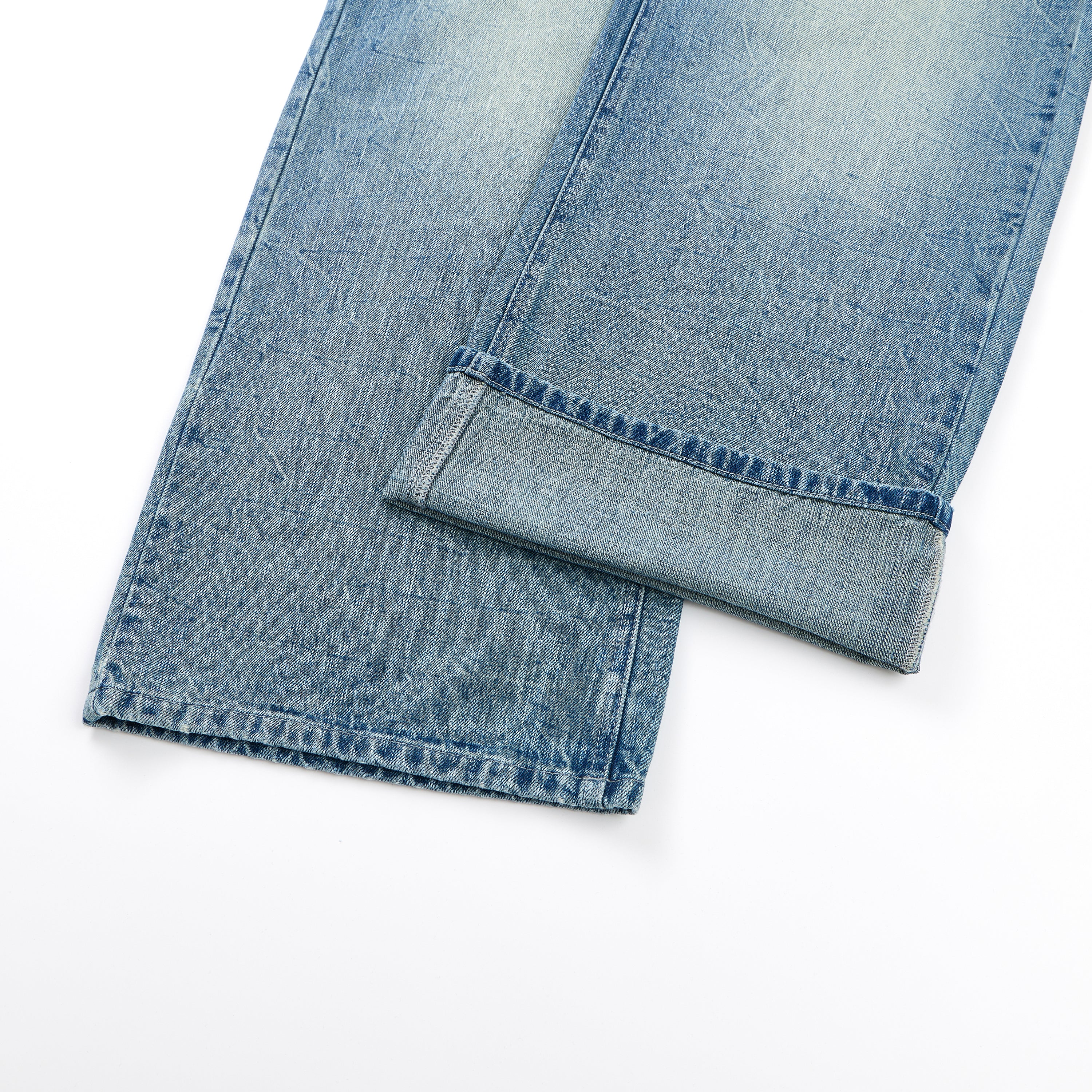 DONOTLOGO Heavy Cat Whisker Wash Baggy Jorts | Unisex Y2K Wide Leg Denim Shorts | Retro High Street Summer Bottoms