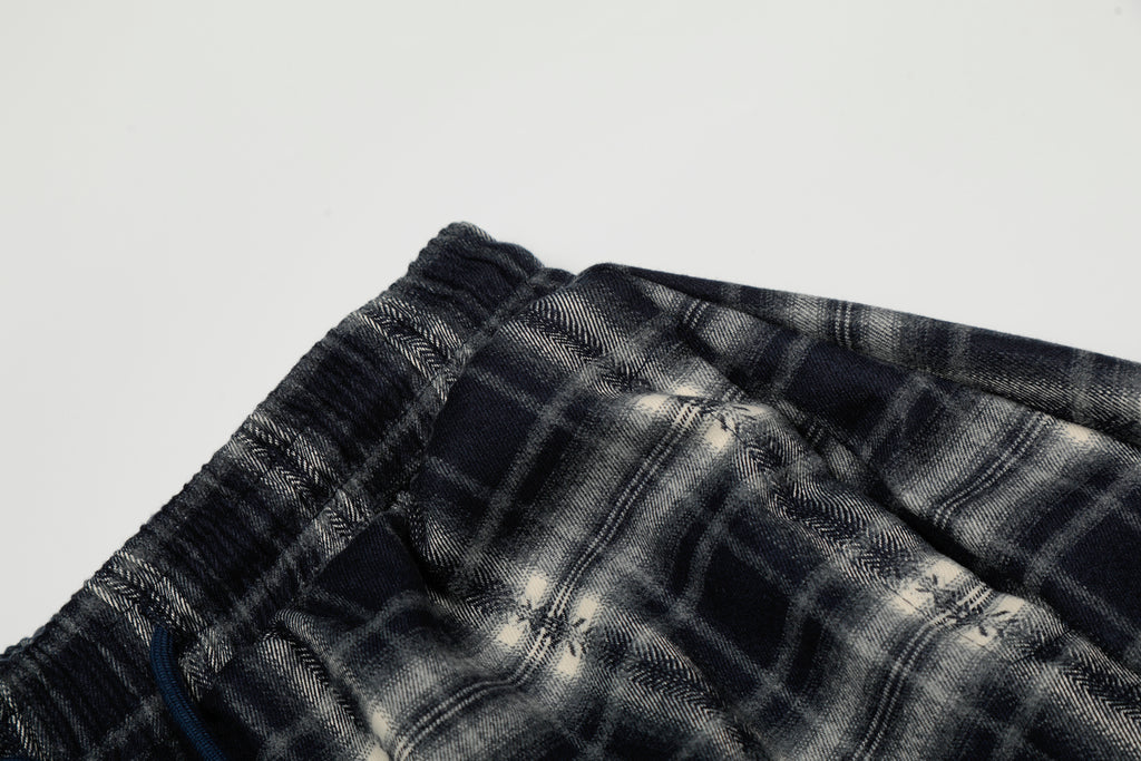 DONOTLOGO Urban Streetwear Collection | Unisex Relaxed Silhouette Plaid Pants | Bold Checkered Motif & Soft Cotton Knit Fabric