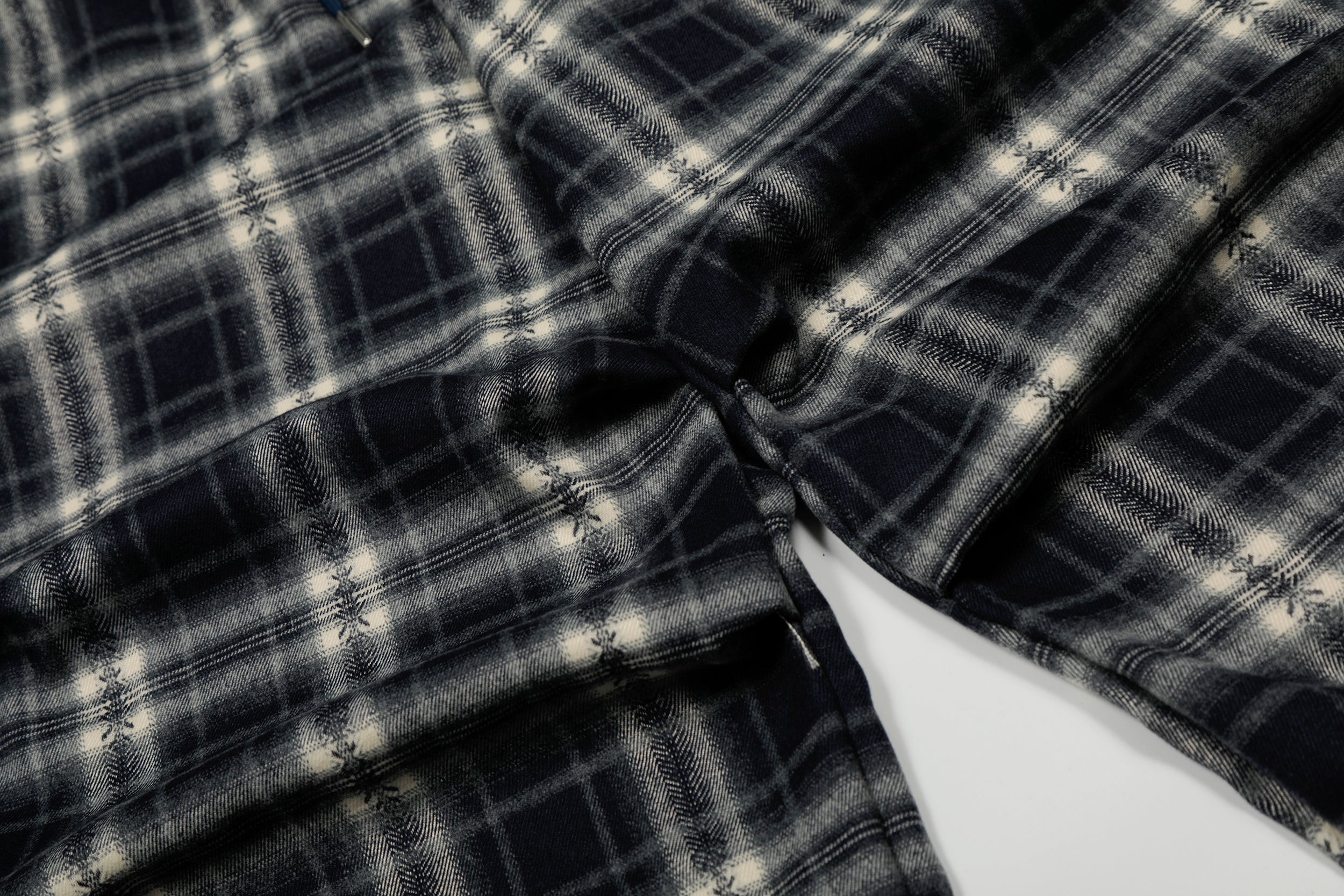 DONOTLOGO Urban Streetwear Collection | Unisex Relaxed Silhouette Plaid Pants | Bold Checkered Motif & Soft Cotton Knit Fabric