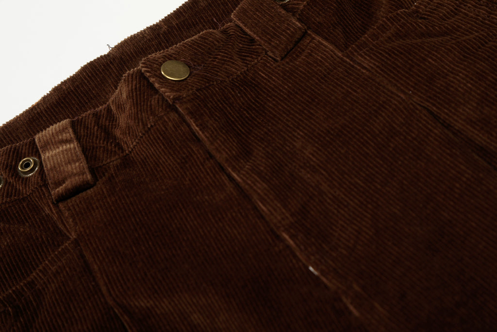 Unisex Vintage Washed Wide-Leg Pleated Pants