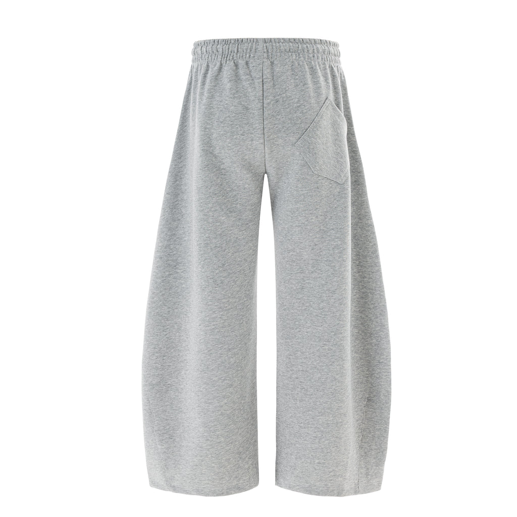 DONOTLOGO Relaxed Fit Wide Leg Sweatpants - Unisex Drawstring Lounge Joggers - Minimalist Streetwear Casual Pants