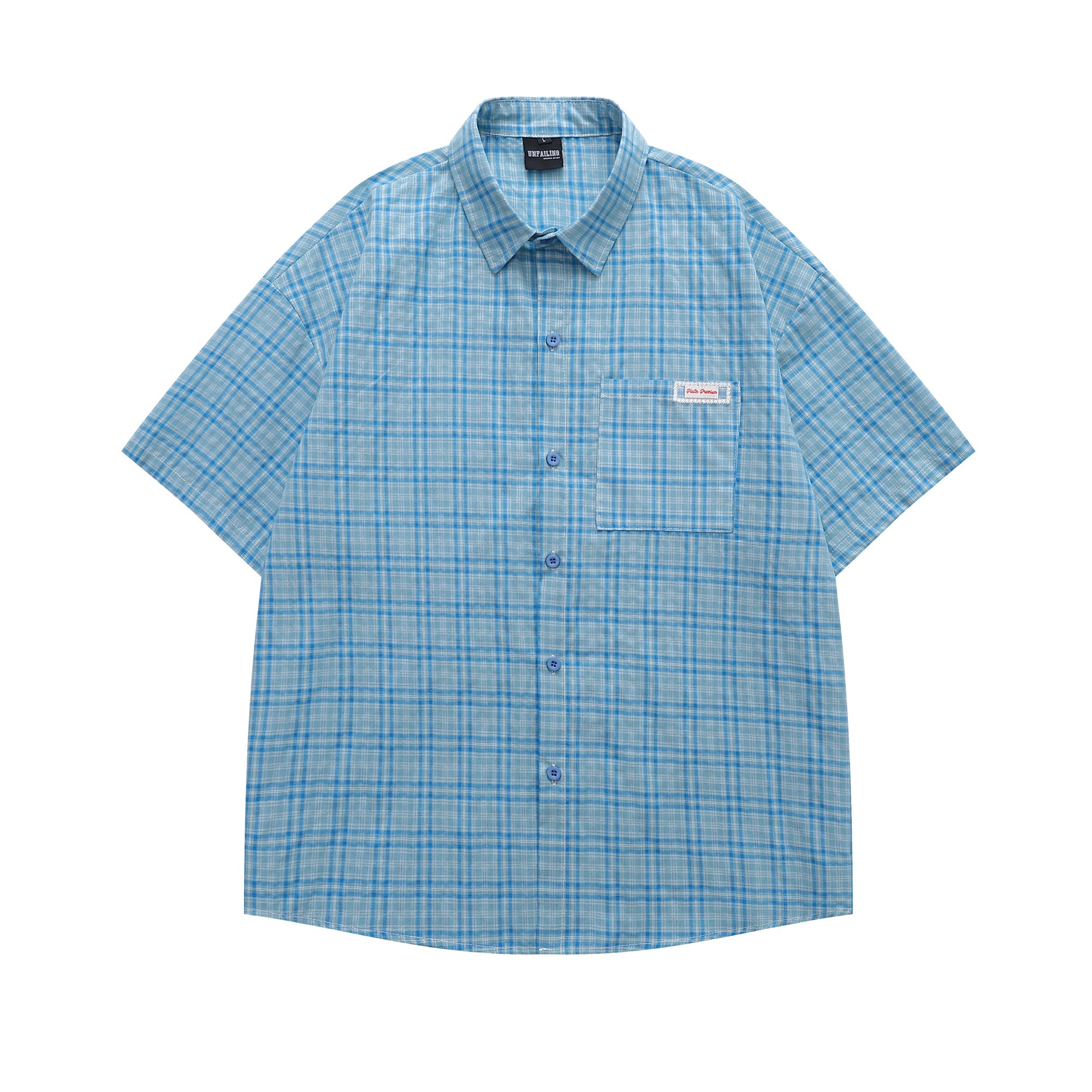 Unisex Stripe Plaid Graphic Tee