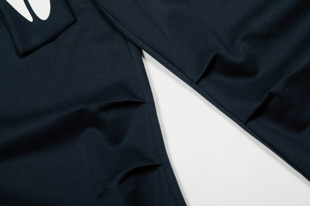 DONOTLOGO Urban Streetwear Collection | Unisex Relaxed Silhouette Sweatpants | Bold Flame Motif & Soft Cotton Knit Fabric